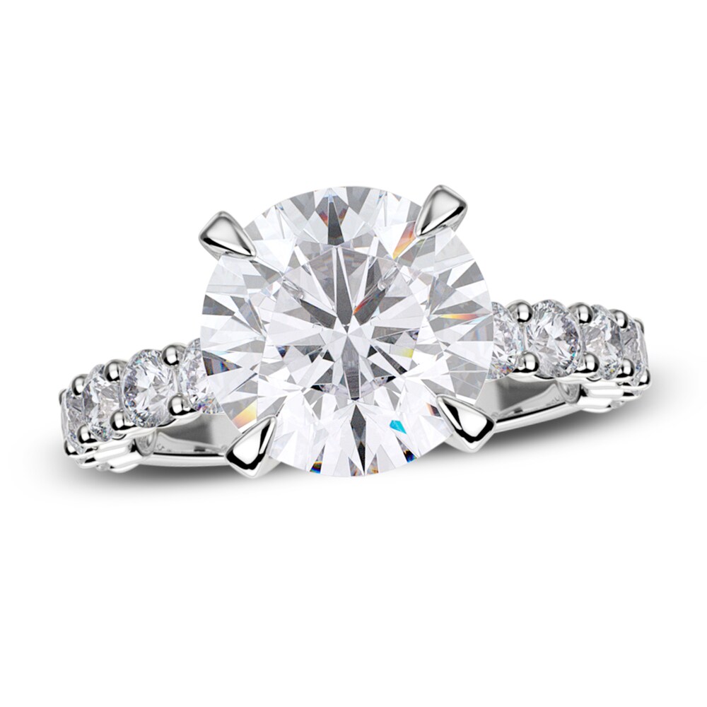 Michael M Diamond Engagement Ring Setting 1-1/6 ct tw Round 18K White Gold (Center diamond is sold separately) SIteed7q Michael M Diamond Engagement Ring Setting 1-1/6 ct tw Round 18K White Gold (Center diamond is sold separately) SIteed7q
