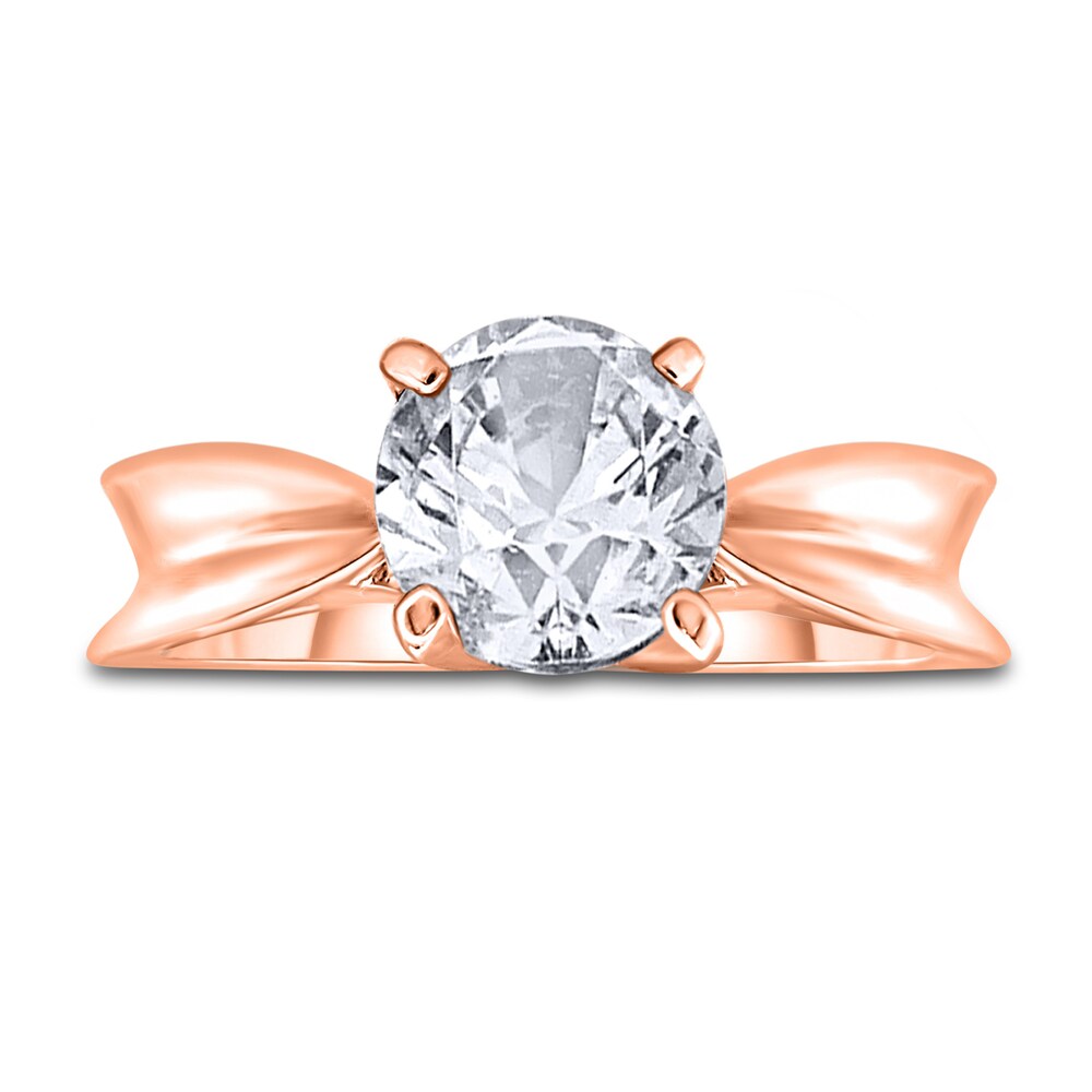 Diamond Solitaire Concave Engagement Ring 2 ct tw Round 14K Rose Gold (I2/I) STxzi0wy Diamond Solitaire Concave Engagement Ring 2 ct tw Round 14K Rose Gold (I2/I) STxzi0wy