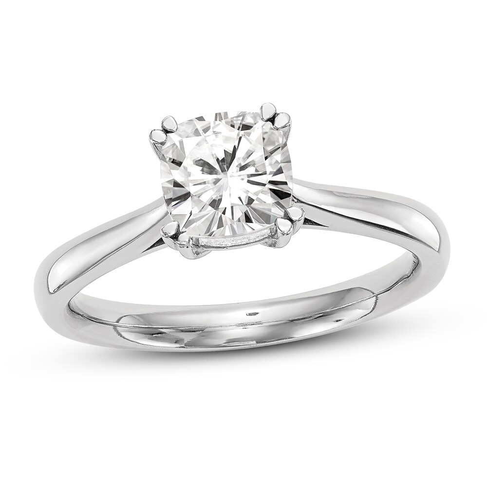 Diamond Solitaire Engagement Ring 3/4 ct tw Cushion 14K White Gold (I1/I) SjMLHMNB Diamond Solitaire Engagement Ring 3/4 ct tw Cushion 14K White Gold (I1/I) SjMLHMNB