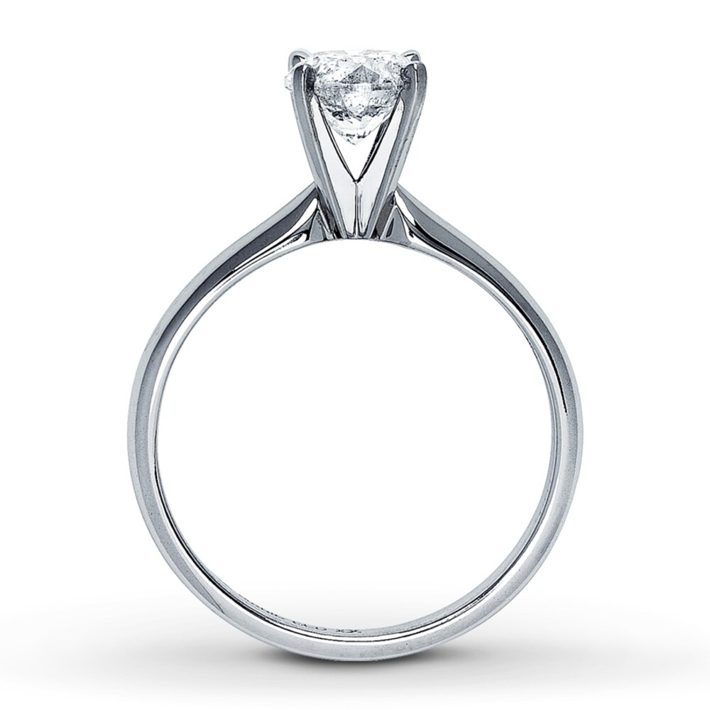 Diamond Solitaire Ring 1 carat Round-cut 14K White Gold (I2/I) Sq5jhcvo Diamond Solitaire Ring 1 carat Round-cut 14K White Gold (I2/I) Sq5jhcvo