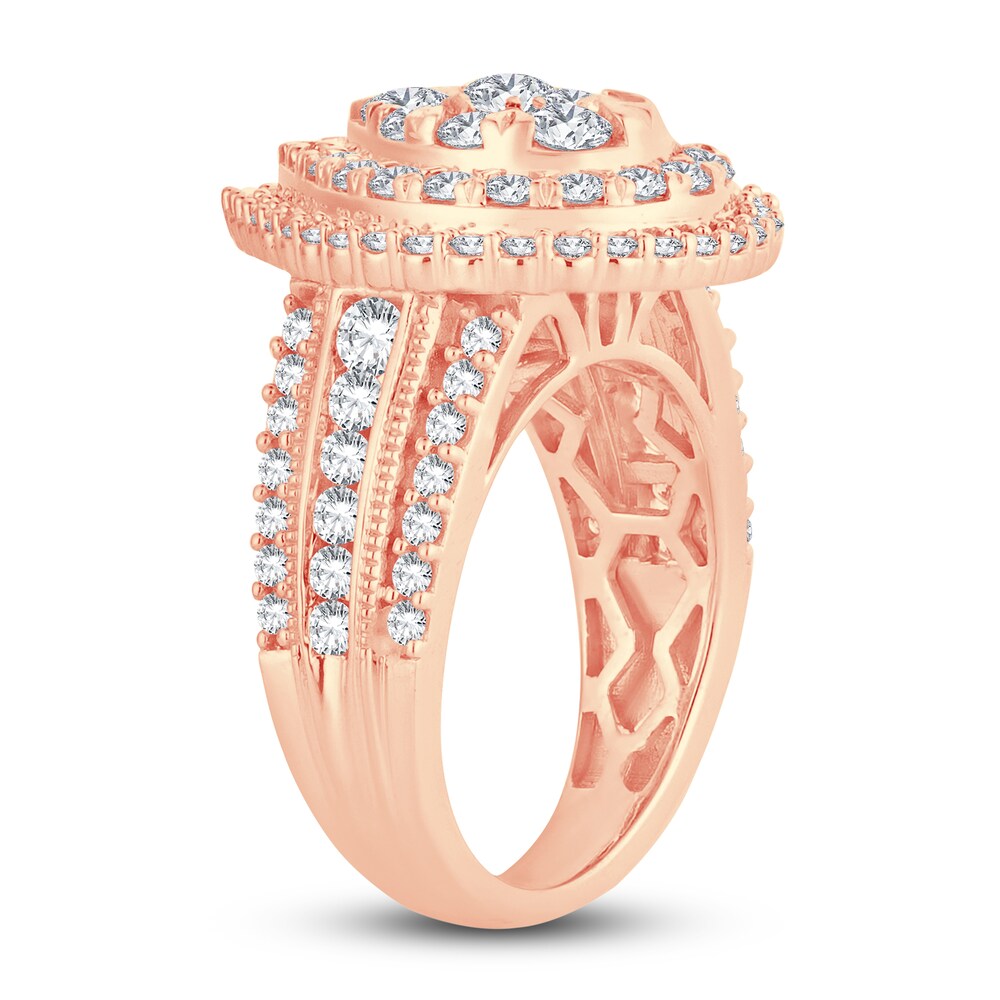 Diamond Ring 2 ct tw Round 14K Rose Gold T49FPzij Diamond Ring 2 ct tw Round 14K Rose Gold T49FPzij