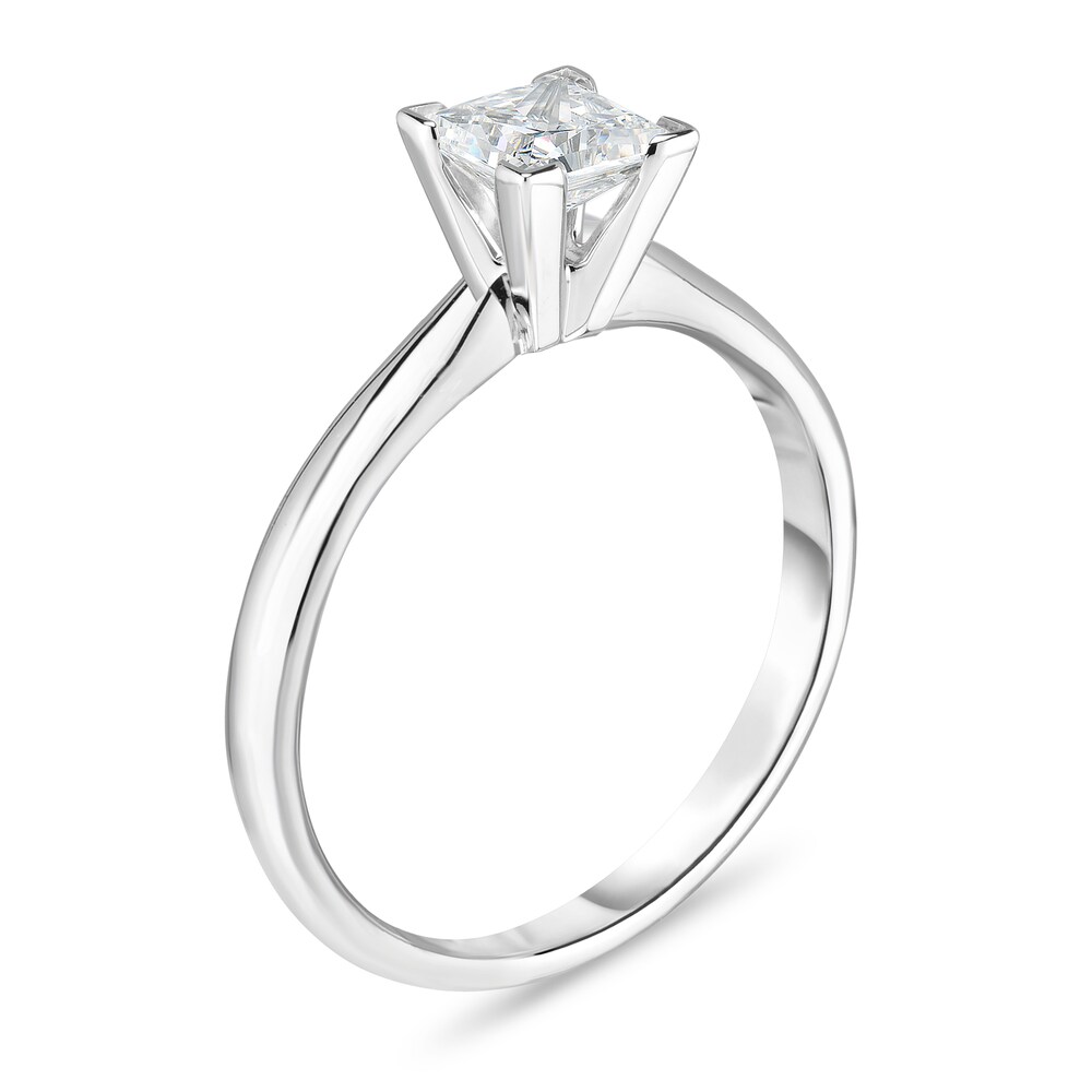 Diamond Solitaire Ring 1/4 ct tw Princess 14K White Gold (I1/I) TPY5ftA3 Diamond Solitaire Ring 1/4 ct tw Princess 14K White Gold (I1/I) TPY5ftA3
