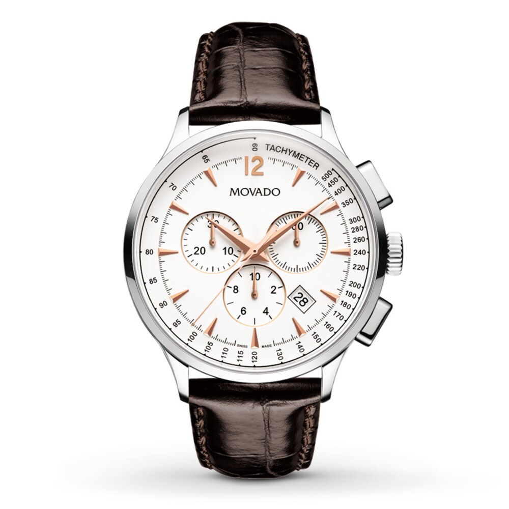 Previously Owned Movado Men's Watch Circa Chronograph 606576 TspmVbzp