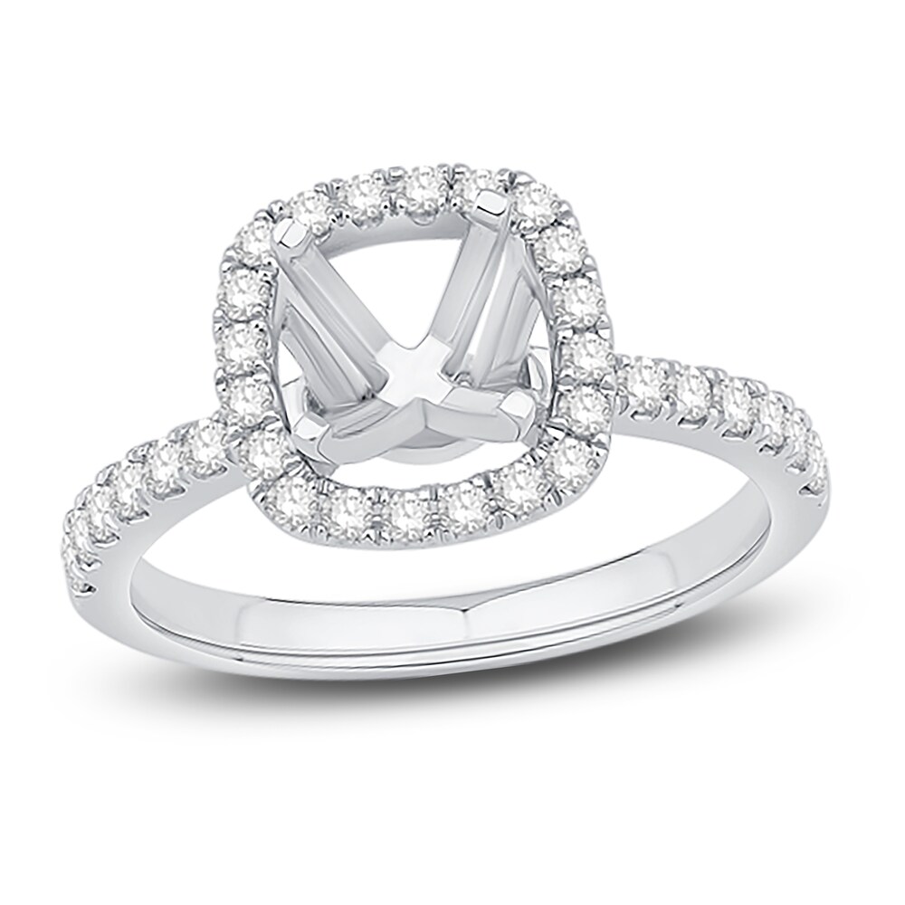Engagement Ring 1/2 ct tw Round 14K White Gold TzGcFquH Engagement Ring 1/2 ct tw Round 14K White Gold TzGcFquH