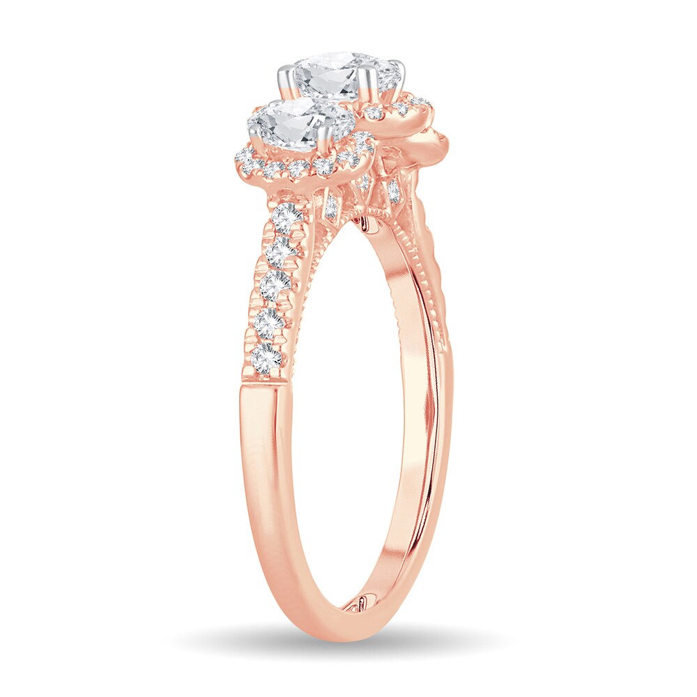 Diamond Ring 1 ct tw Oval 14K Rose Gold U4UxDGNX Diamond Ring 1 ct tw Oval 14K Rose Gold U4UxDGNX