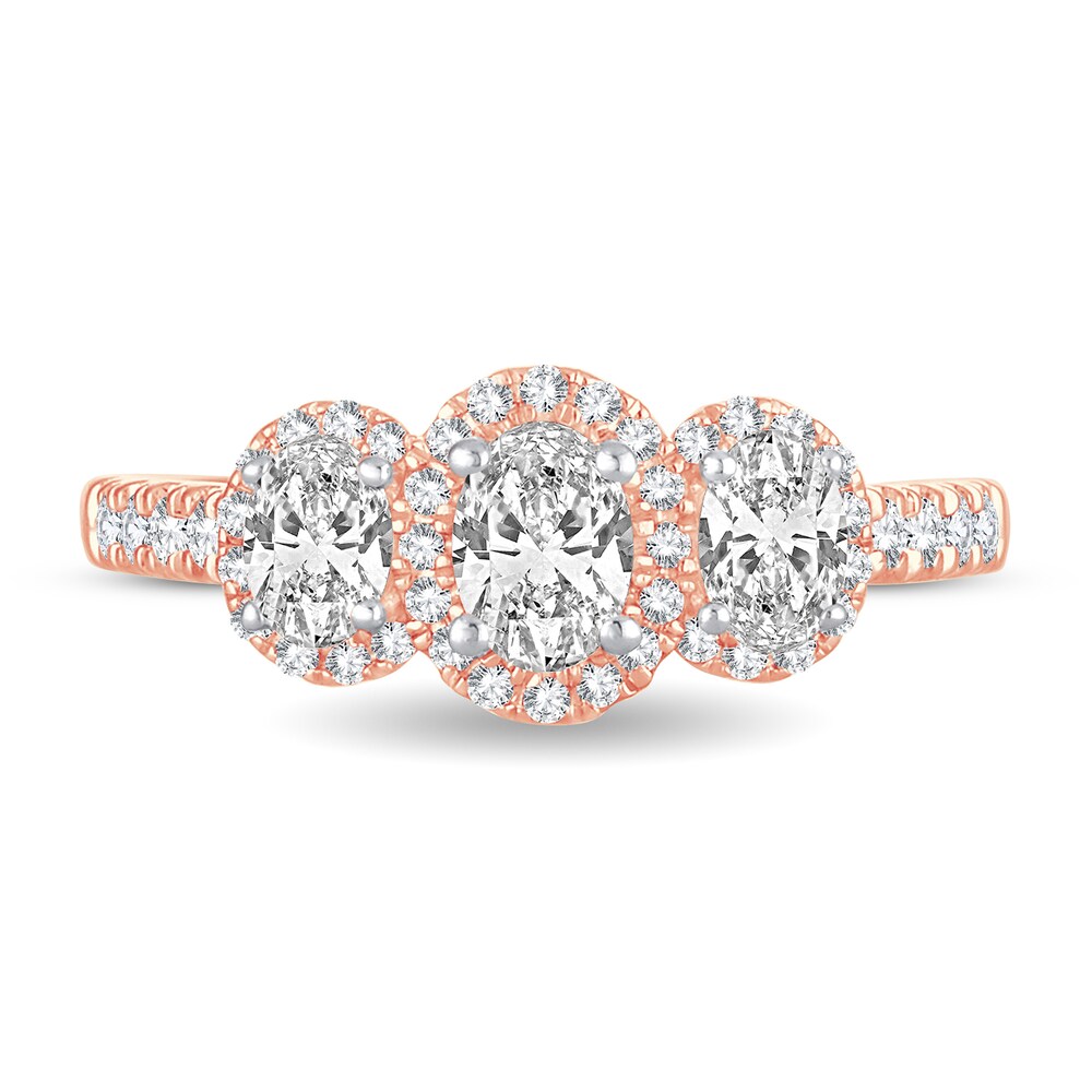 Diamond Ring 1 ct tw Oval 14K Rose Gold U4UxDGNX Diamond Ring 1 ct tw Oval 14K Rose Gold U4UxDGNX