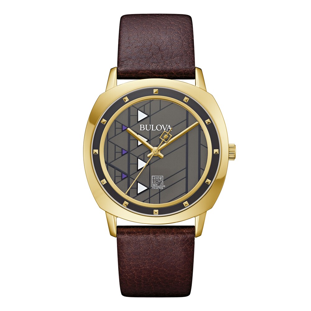 Bulova Frank Lloyd Wright Hollyhock House Men's Watch 97A173 U5Oe8Stg Bulova Frank Lloyd Wright Hollyhock House Men's Watch 97A173 U5Oe8Stg