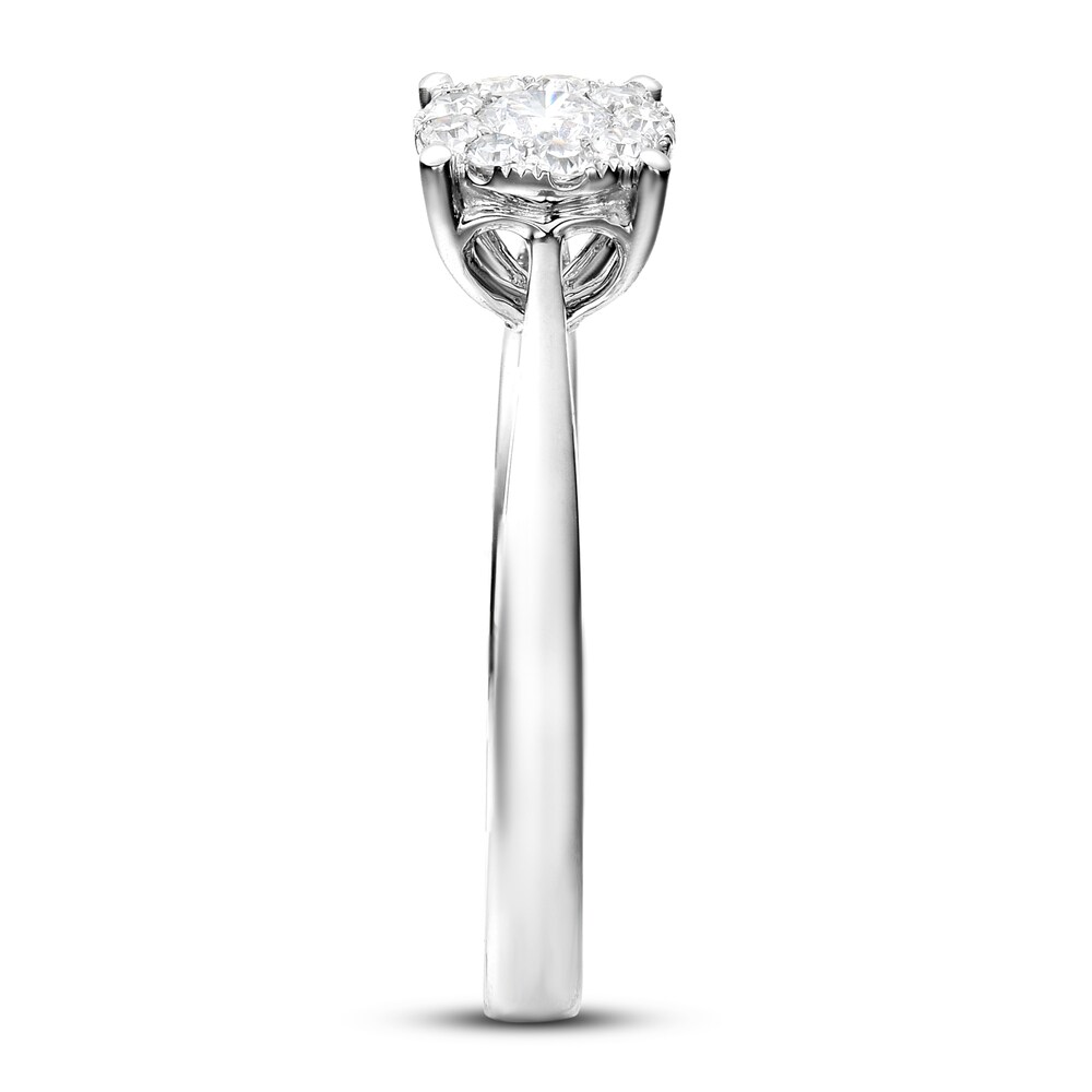 Diamond Engagement Ring 1/3 ct tw Round 14K White Gold UbEvODX6 Diamond Engagement Ring 1/3 ct tw Round 14K White Gold UbEvODX6