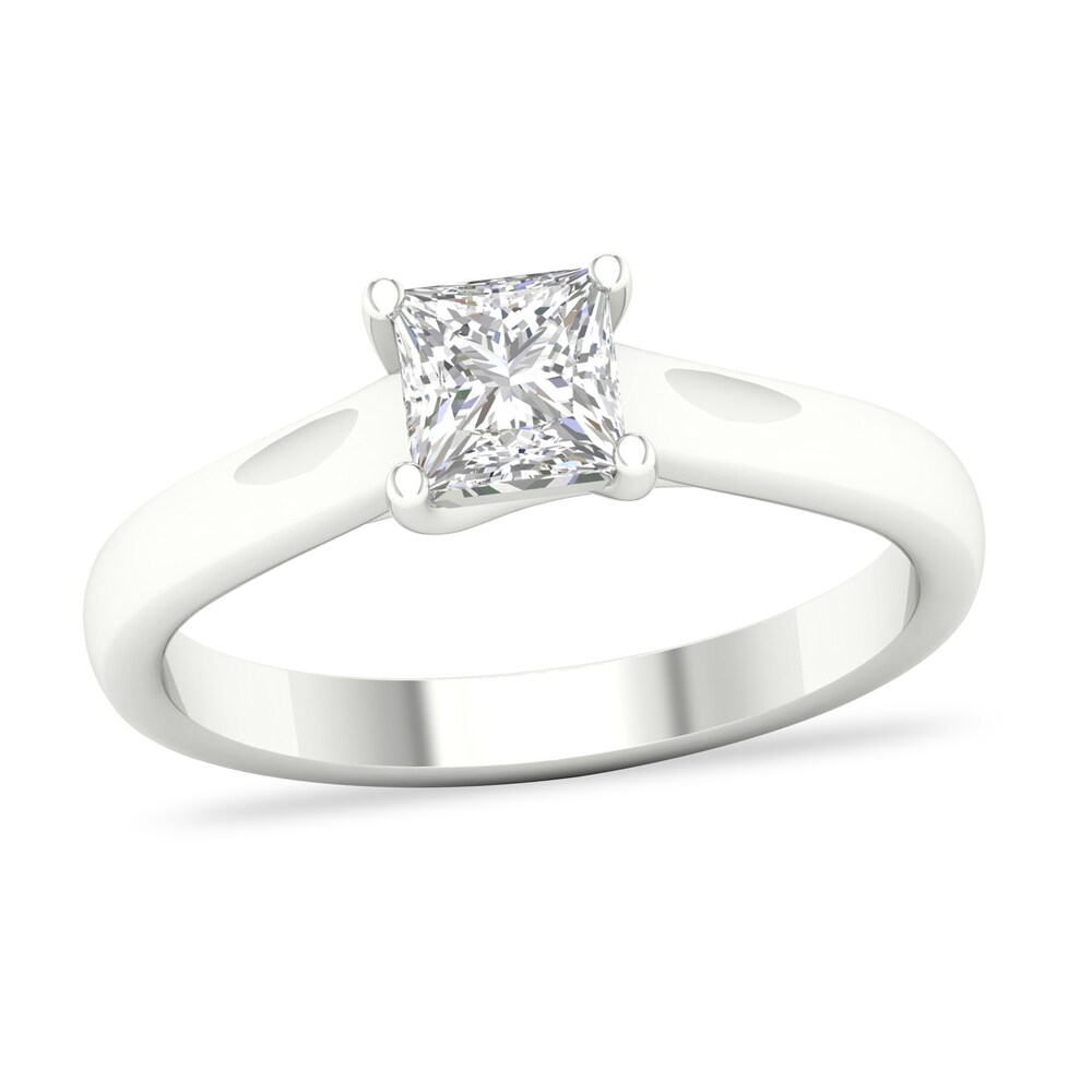 Diamond Solitaire Ring 1 ct tw Princess-cut Platinum (SI2/I) Uo8C9hk4 Diamond Solitaire Ring 1 ct tw Princess-cut Platinum (SI2/I) Uo8C9hk4