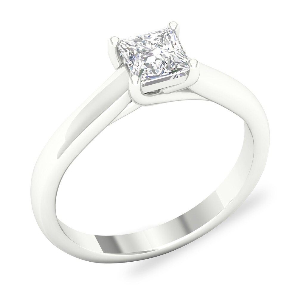 Diamond Solitaire Ring 1 ct tw Princess-cut Platinum (SI2/I) Uo8C9hk4 Diamond Solitaire Ring 1 ct tw Princess-cut Platinum (SI2/I) Uo8C9hk4