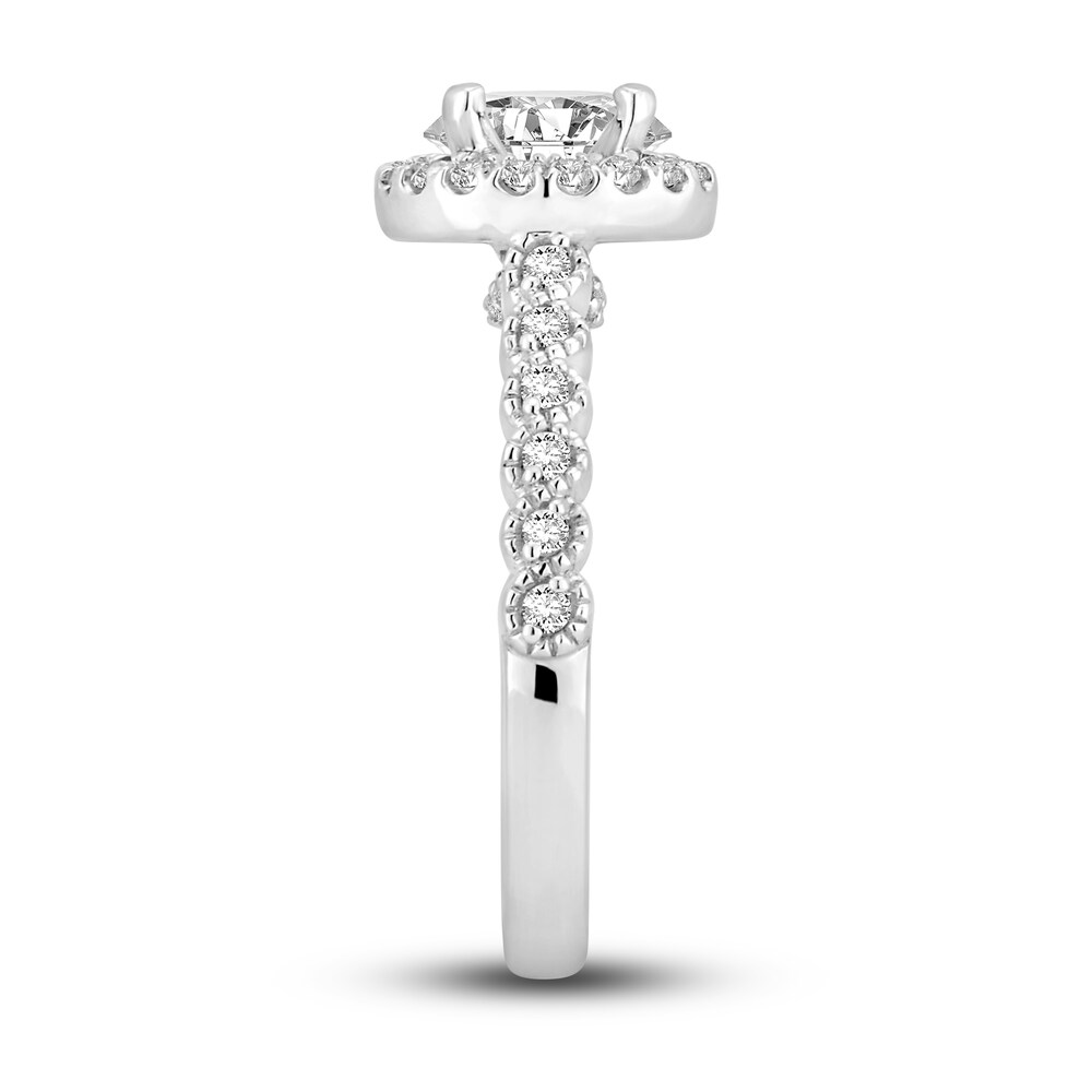 Diamond Engagement Ring 1-1/4 ct tw Round 14K White Gold UrHBrF4h Diamond Engagement Ring 1-1/4 ct tw Round 14K White Gold UrHBrF4h