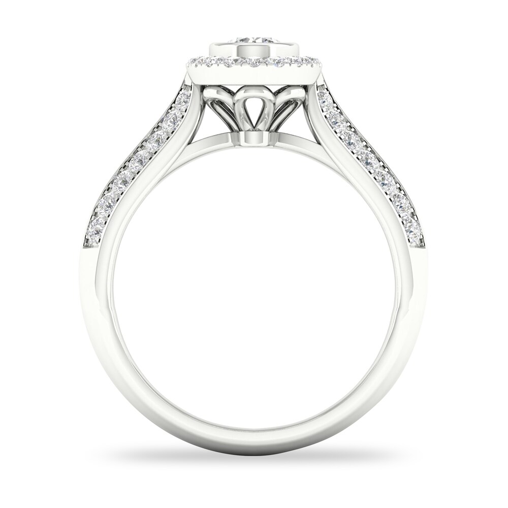 Diamond Ring 3/4 ct tw Round-cut 14K White Gold V6i83A9p Diamond Ring 3/4 ct tw Round-cut 14K White Gold V6i83A9p