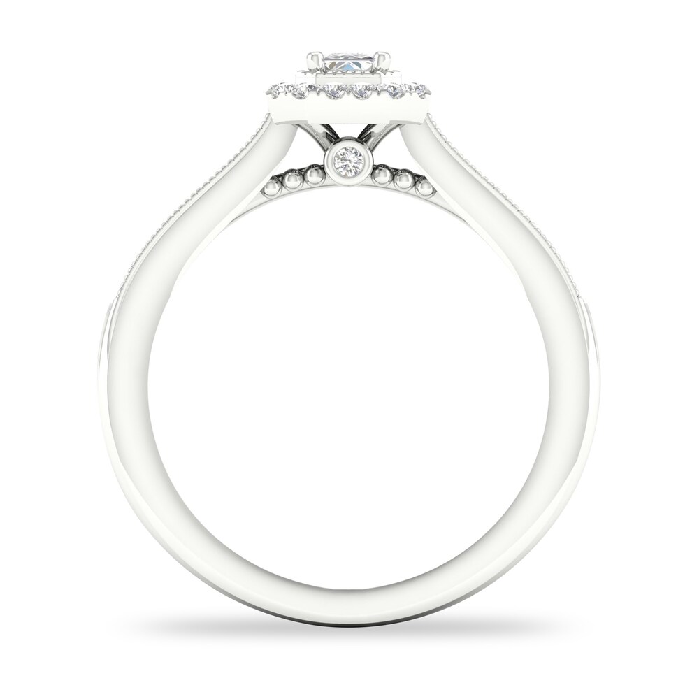 Diamond Ring 1/3 ct tw Emerald-cut 14K White Gold VGfX2h3v Diamond Ring 1/3 ct tw Emerald-cut 14K White Gold VGfX2h3v