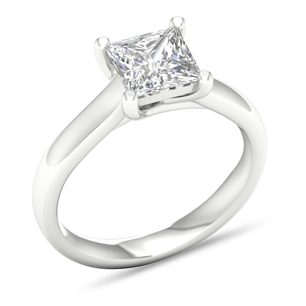 Diamond Solitaire Ring 2 ct tw Princess-cut Platinum (SI2/I) VH0oIThK Diamond Solitaire Ring 2 ct tw Princess-cut Platinum (SI2/I) VH0oIThK