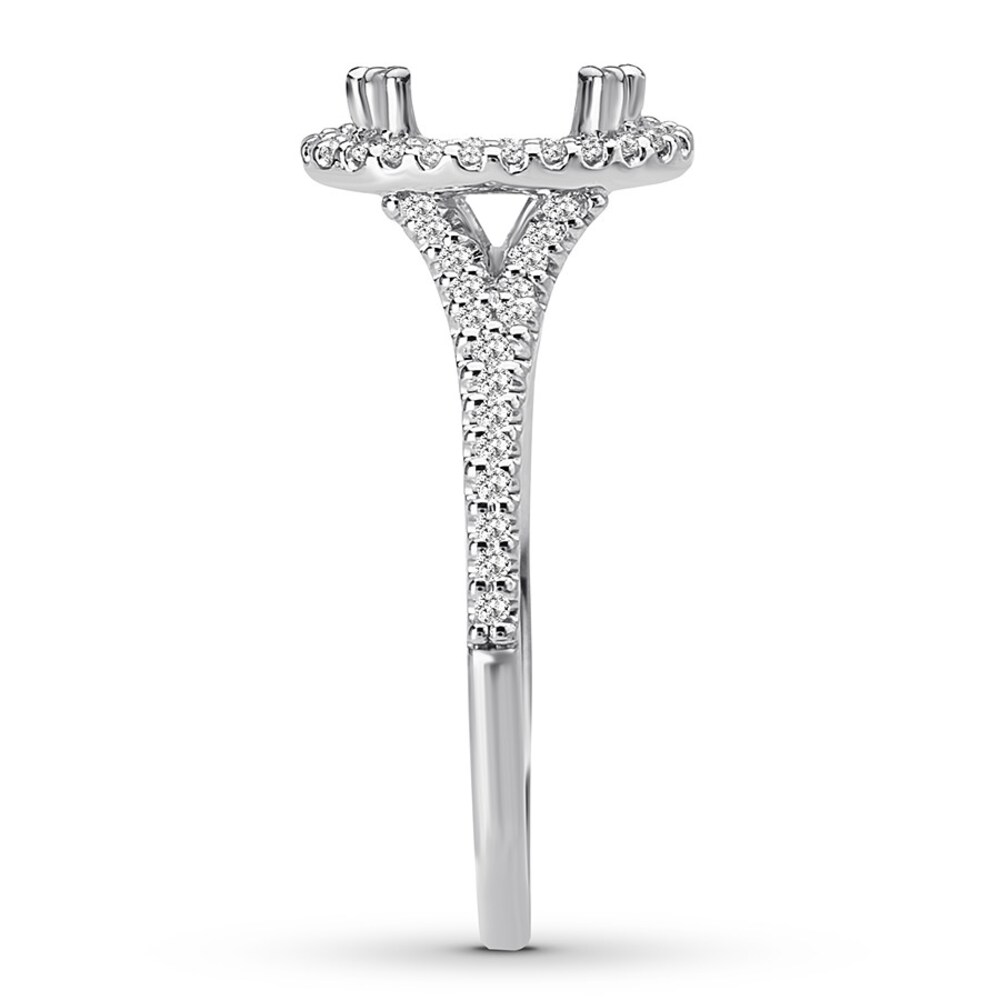 Diamond Ring Setting 1/4 carat tw Round-cut 14K White Gold Vw1uY3sT Diamond Ring Setting 1/4 carat tw Round-cut 14K White Gold Vw1uY3sT