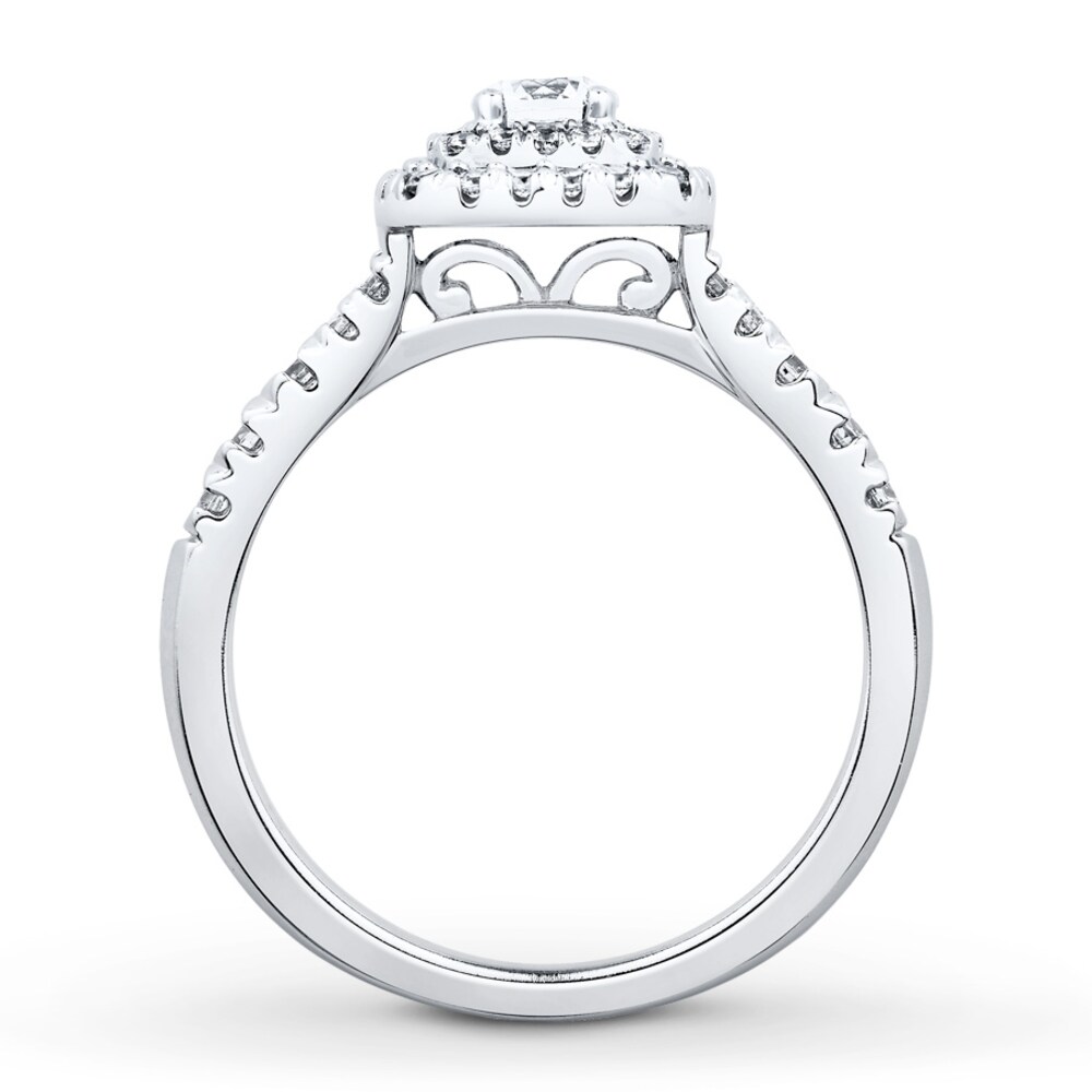 Diamond Engagement Ring 5/8 ct tw Round-cut 14K White Gold WAq5Xk6v Diamond Engagement Ring 5/8 ct tw Round-cut 14K White Gold WAq5Xk6v