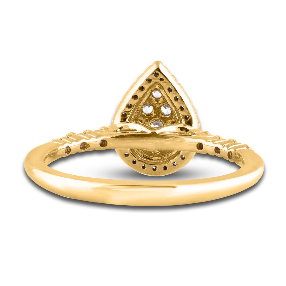 Diamond Engagement Ring 3/8 ct tw Round 14K Yellow Gold WxrwxyxJ Diamond Engagement Ring 3/8 ct tw Round 14K Yellow Gold WxrwxyxJ