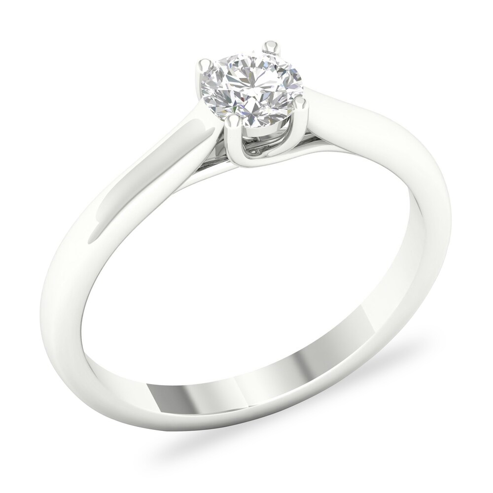 Diamond Solitaire Ring 1/2 ct tw Round-cut Platinum (SI2/I) XE9pFqVZ Diamond Solitaire Ring 1/2 ct tw Round-cut Platinum (SI2/I) XE9pFqVZ