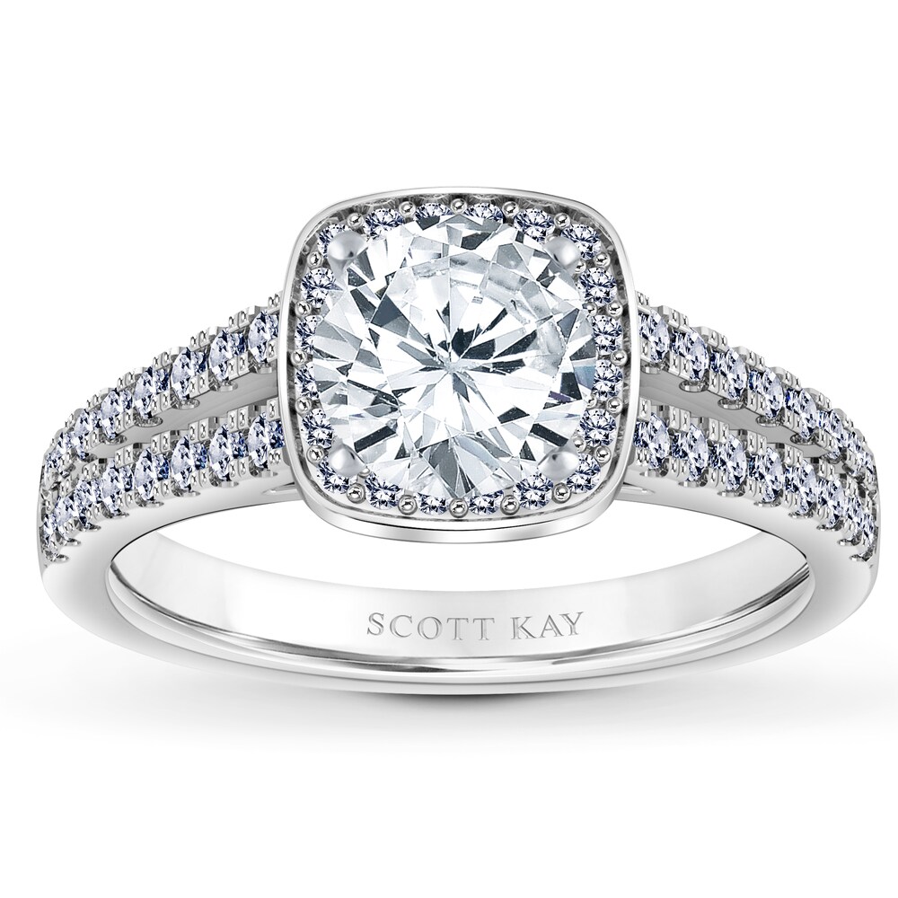 Scott Kay Ring Setting 3/8 ct tw Diamonds 14K White Gold Y1sY5Ywy Scott Kay Ring Setting 3/8 ct tw Diamonds 14K White Gold Y1sY5Ywy