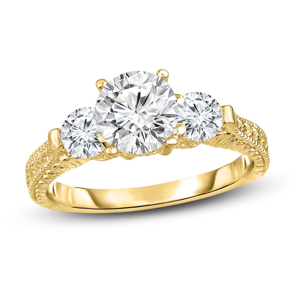 Diamond Ring 1/2 ct tw Round 14K Yellow Gold YEJSNuE8