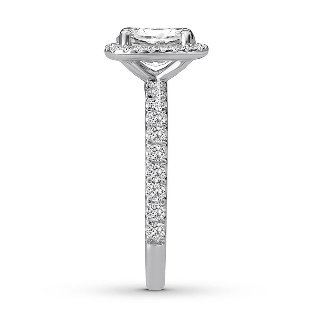 Diamond Ring Setting 1/2 carat tw Round 14K White Gold YhrnLVhk