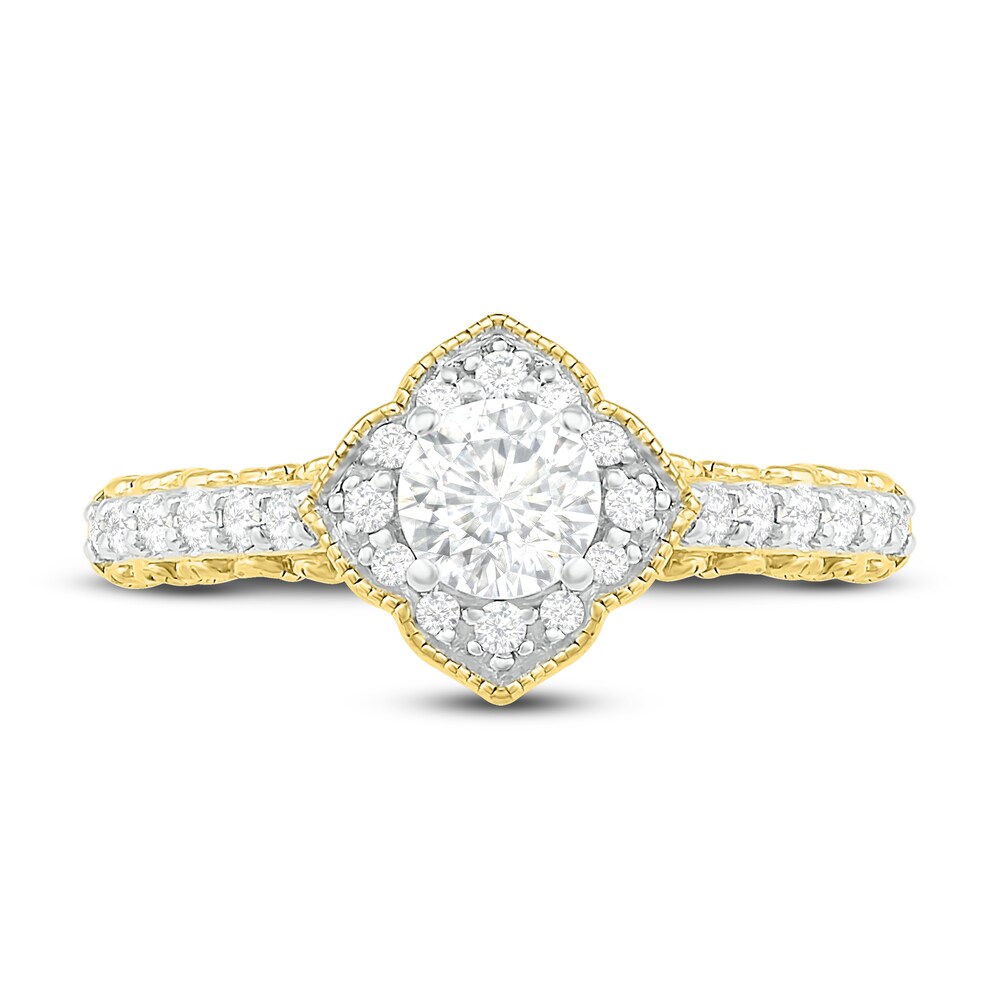 Diamond Engagement Ring 3/4 ct tw Round 14K Yellow Gold Yt7iKaZp Diamond Engagement Ring 3/4 ct tw Round 14K Yellow Gold Yt7iKaZp