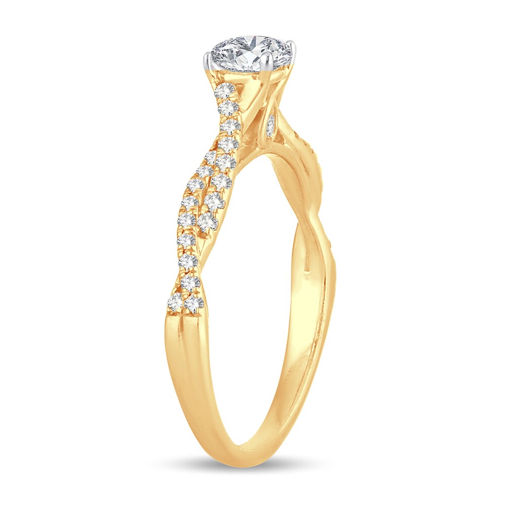 Diamond Ring 1/2 ct tw Oval 14K Yellow Gold Z11EaIWI Diamond Ring 1/2 ct tw Oval 14K Yellow Gold Z11EaIWI