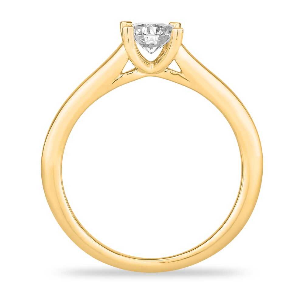 Diamond Solitaire Engagement Ring 5/8 ct tw Princess-cut 14K Yellow Gold (I2/I) Za2V2bkO Diamond Solitaire Engagement Ring 5/8 ct tw Princess-cut 14K Yellow Gold (I2/I) Za2V2bkO