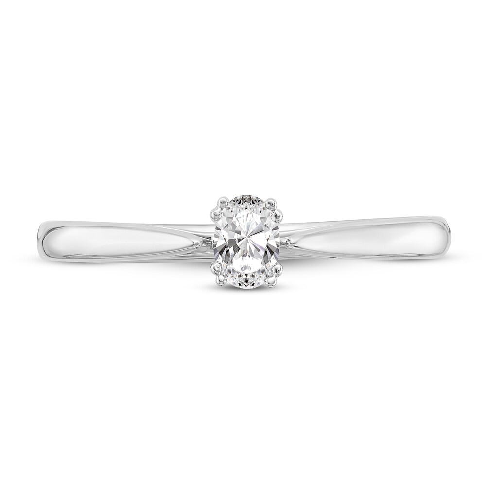 Diamond Solitaire Engagement Ring 1/4 ct tw Oval 14K White Gold (I1/I) aBoJpnDG Diamond Solitaire Engagement Ring 1/4 ct tw Oval 14K White Gold (I1/I) aBoJpnDG
