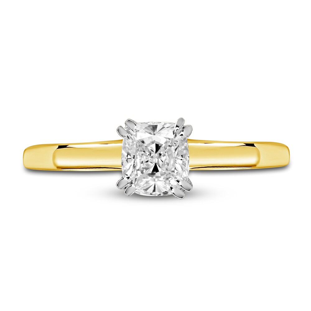 Diamond Solitaire Ring 1 ct tw Cushion 14K Yellow Gold (I2/I) aFnUAGO9 Diamond Solitaire Ring 1 ct tw Cushion 14K Yellow Gold (I2/I) aFnUAGO9