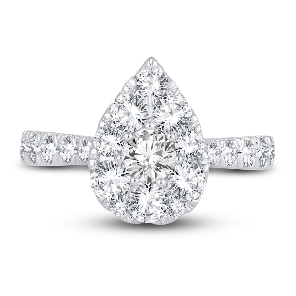 Diamond Engagement Ring 2 ct tw Round 14K White Gold aQgxxJhD Diamond Engagement Ring 2 ct tw Round 14K White Gold aQgxxJhD