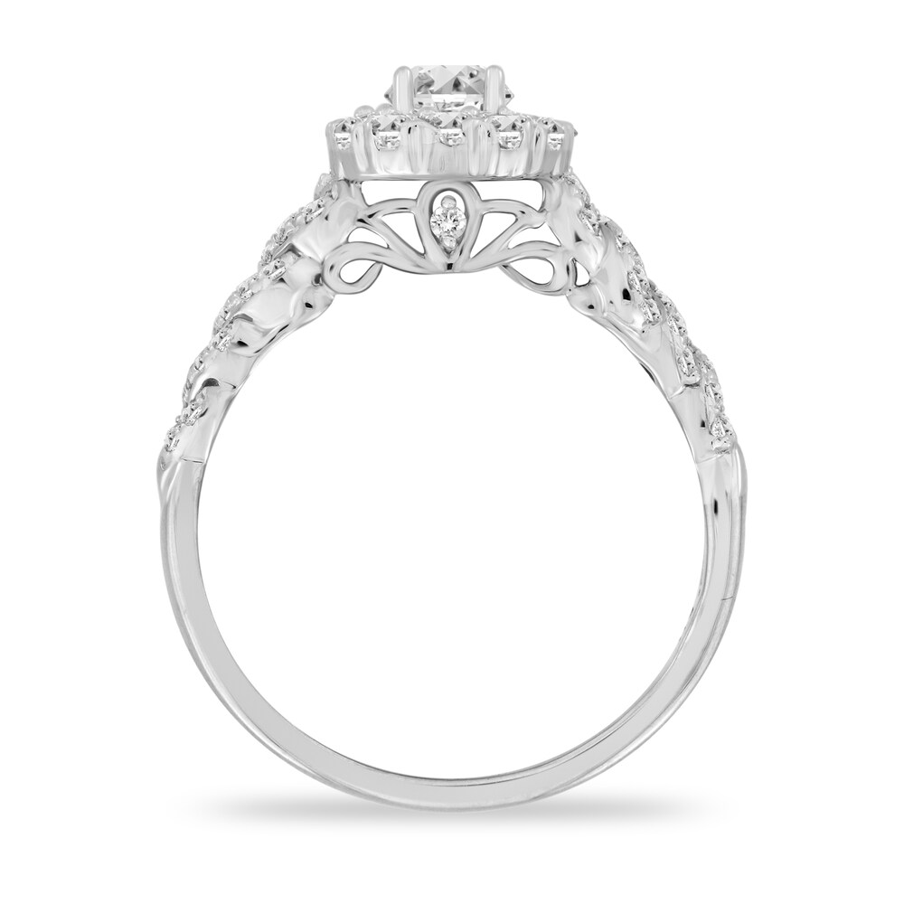 Diamond Engagement Ring 3/4 ct tw Round 14K White Gold abNtP6ih Diamond Engagement Ring 3/4 ct tw Round 14K White Gold abNtP6ih