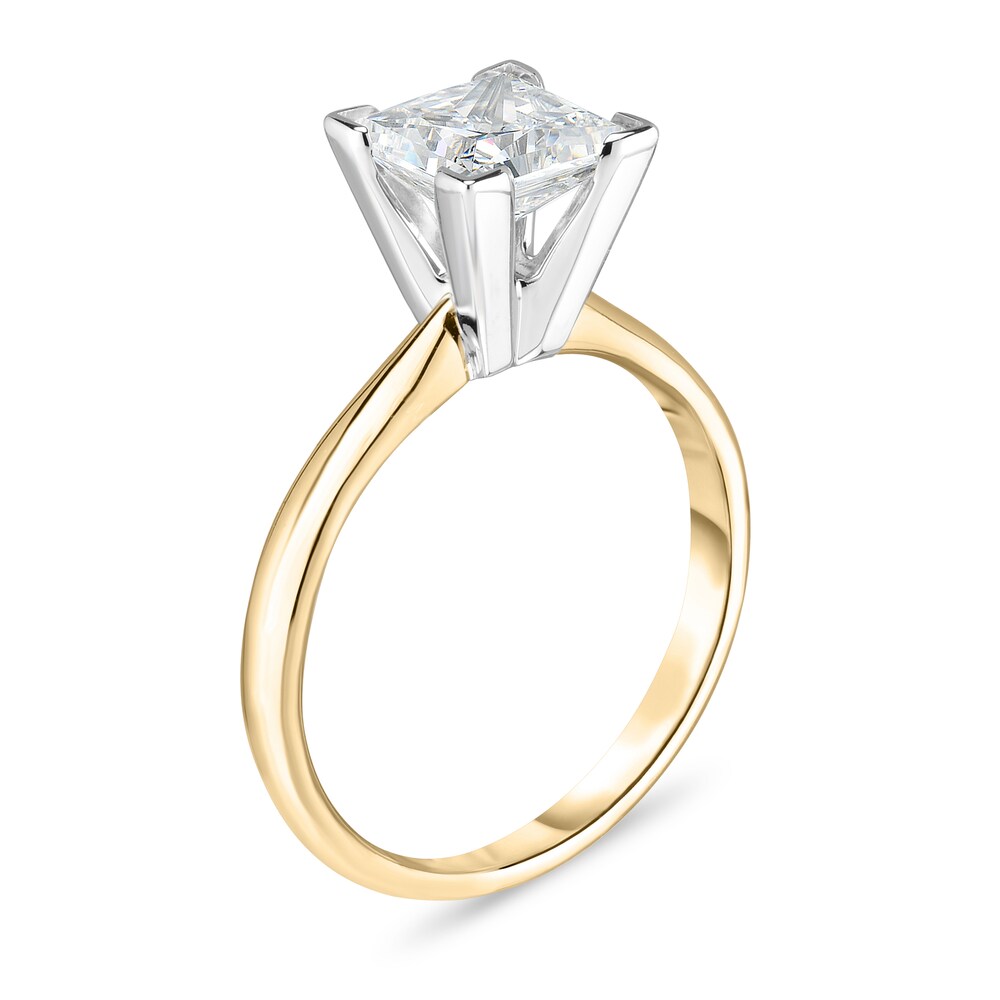 Diamond Solitaire Ring 1-1/3 ct tw Princess 14K Yellow Gold (I2/I) b1emgiKp Diamond Solitaire Ring 1-1/3 ct tw Princess 14K Yellow Gold (I2/I) b1emgiKp