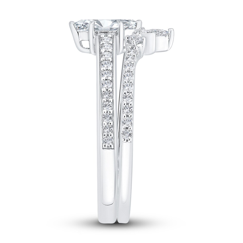 Diamond Engagement Ring 3/4 ct tw Marquise/Round 14K White Gold b2WQHZqP Diamond Engagement Ring 3/4 ct tw Marquise/Round 14K White Gold b2WQHZqP