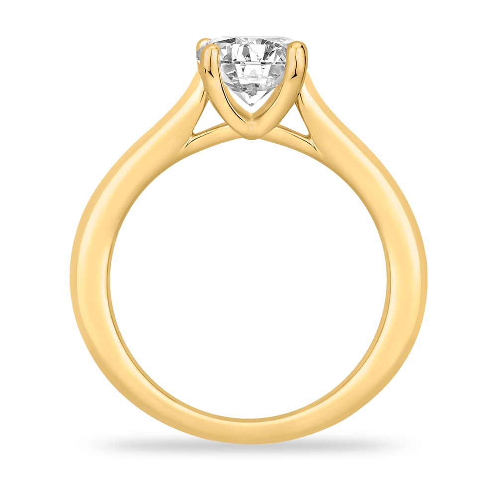 Diamond Solitaire Engagement Ring 2-1/2 ct tw Round-cut 14K Yellow Gold (I2/I) b5I5L1mJ Diamond Solitaire Engagement Ring 2-1/2 ct tw Round-cut 14K Yellow Gold (I2/I) b5I5L1mJ