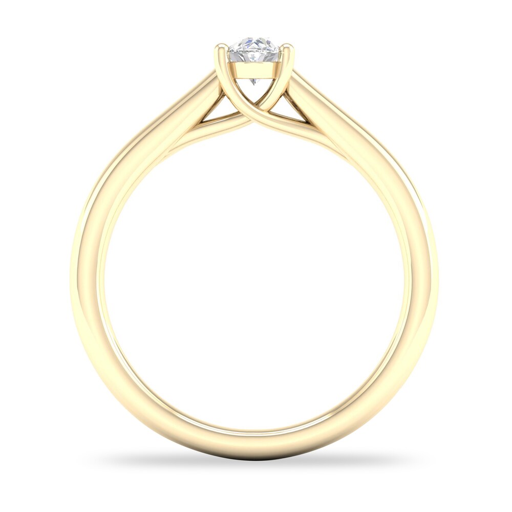 Diamond Solitaire Ring 1/3 ct tw Oval-cut 14K Yellow Gold (SI2/I) b9CFkgsp Diamond Solitaire Ring 1/3 ct tw Oval-cut 14K Yellow Gold (SI2/I) b9CFkgsp