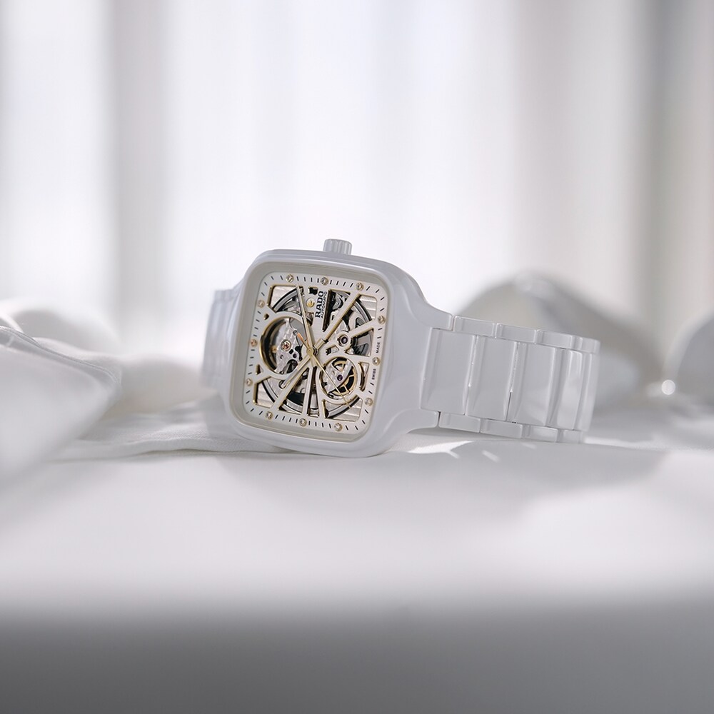 Rado True Square Open Heart Automatic Watch R27073702 bIlED48J Rado True Square Open Heart Automatic Watch R27073702 bIlED48J