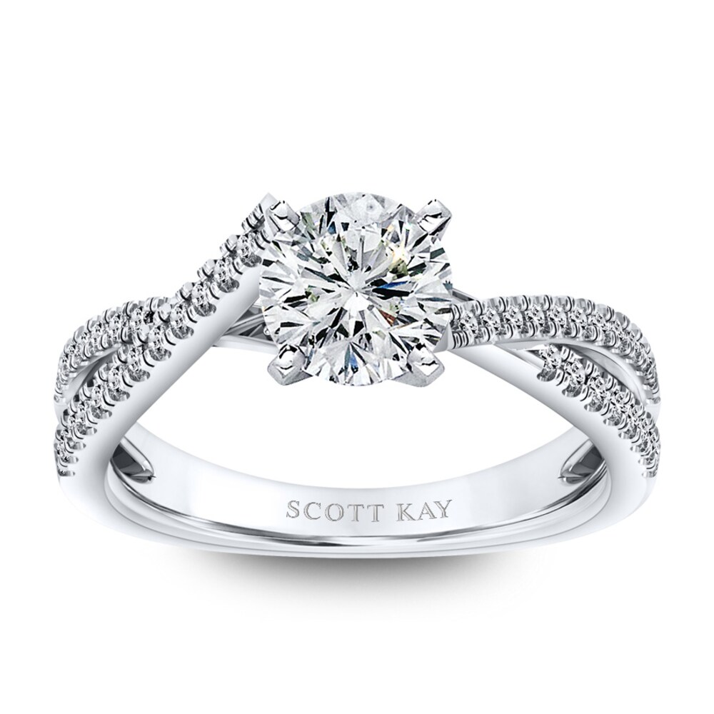 Scott Kay Diamond Ring Setting 1/4 ct tw Round 14K White Gold bVKbukcU Scott Kay Diamond Ring Setting 1/4 ct tw Round 14K White Gold bVKbukcU