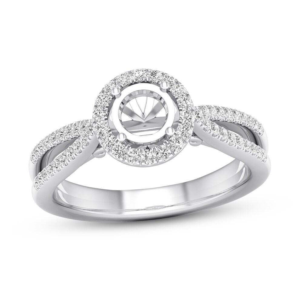 Diamond Ring Setting 1/4 carat tw Round 14K White Gold biNPpDHa Diamond Ring Setting 1/4 carat tw Round 14K White Gold biNPpDHa