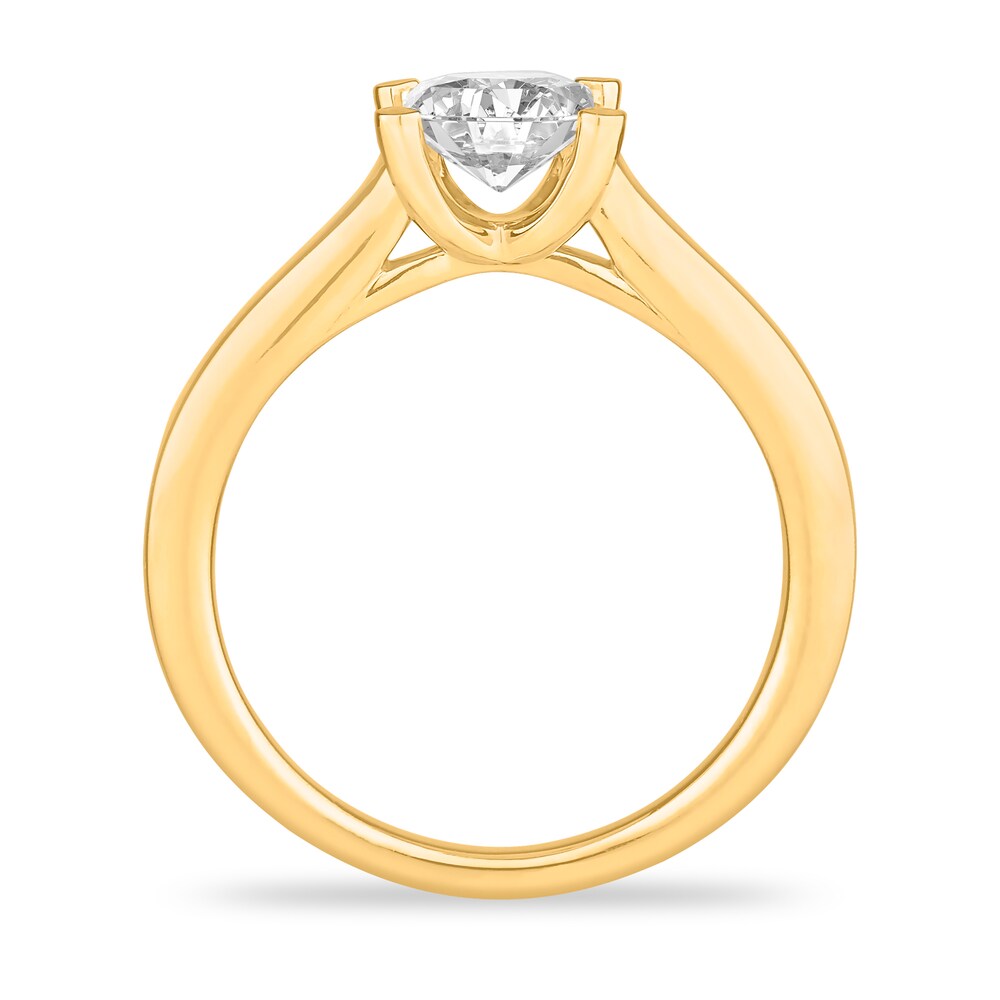 Diamond Solitaire Engagement Ring 2-1/2 ct tw Princess-cut 14K Yellow Gold (I2/I) bjvLRhiJ Diamond Solitaire Engagement Ring 2-1/2 ct tw Princess-cut 14K Yellow Gold (I2/I) bjvLRhiJ