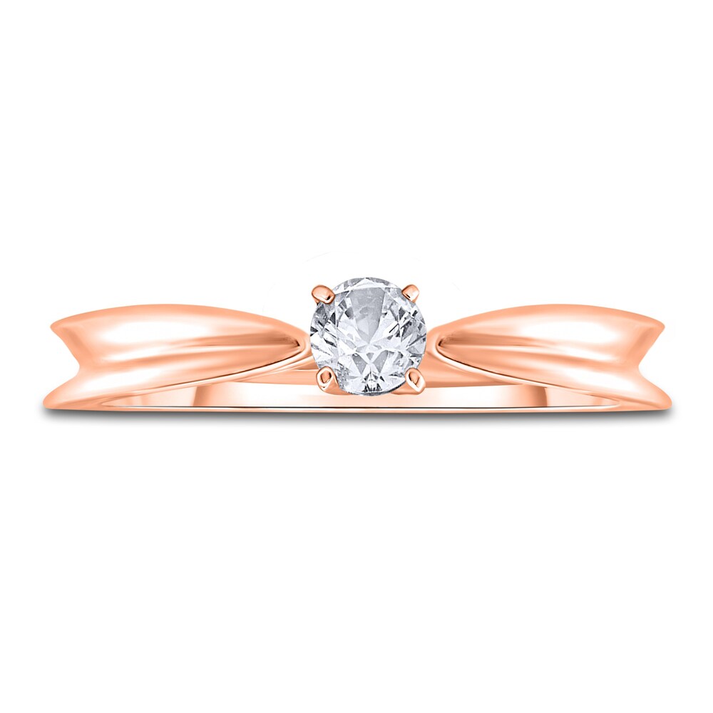 Diamond Solitaire Concave Engagement Ring 1/4 ct tw Round 14K Rose Gold (I2/I) boiFUVd2 Diamond Solitaire Concave Engagement Ring 1/4 ct tw Round 14K Rose Gold (I2/I) boiFUVd2