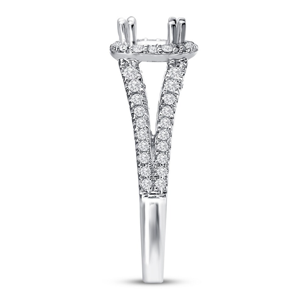 Diamond Engagement Ring Setting 5/8 ct tw Round 14K White Gold c1C4Xt1u Diamond Engagement Ring Setting 5/8 ct tw Round 14K White Gold c1C4Xt1u