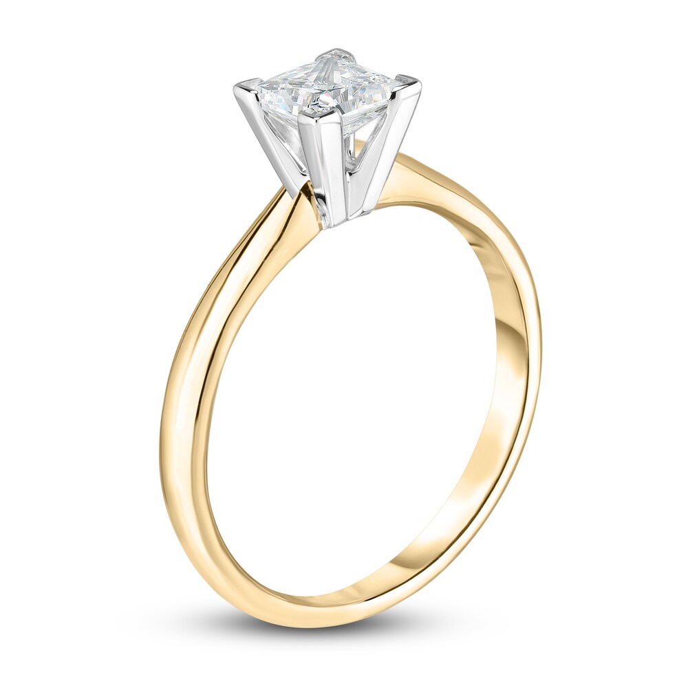 Diamond Solitaire Engagement Ring 1/4 ct tw Princess 14K Yellow Gold (I2/I) cITZGbsc Diamond Solitaire Engagement Ring 1/4 ct tw Princess 14K Yellow Gold (I2/I) cITZGbsc