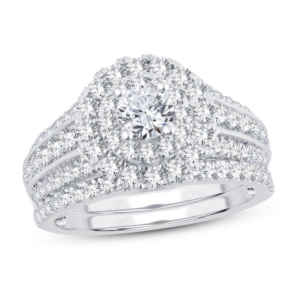 Diamond Bridal Set 2 ct tw Round 14K White Gold cbZZNv0c Diamond Bridal Set 2 ct tw Round 14K White Gold cbZZNv0c