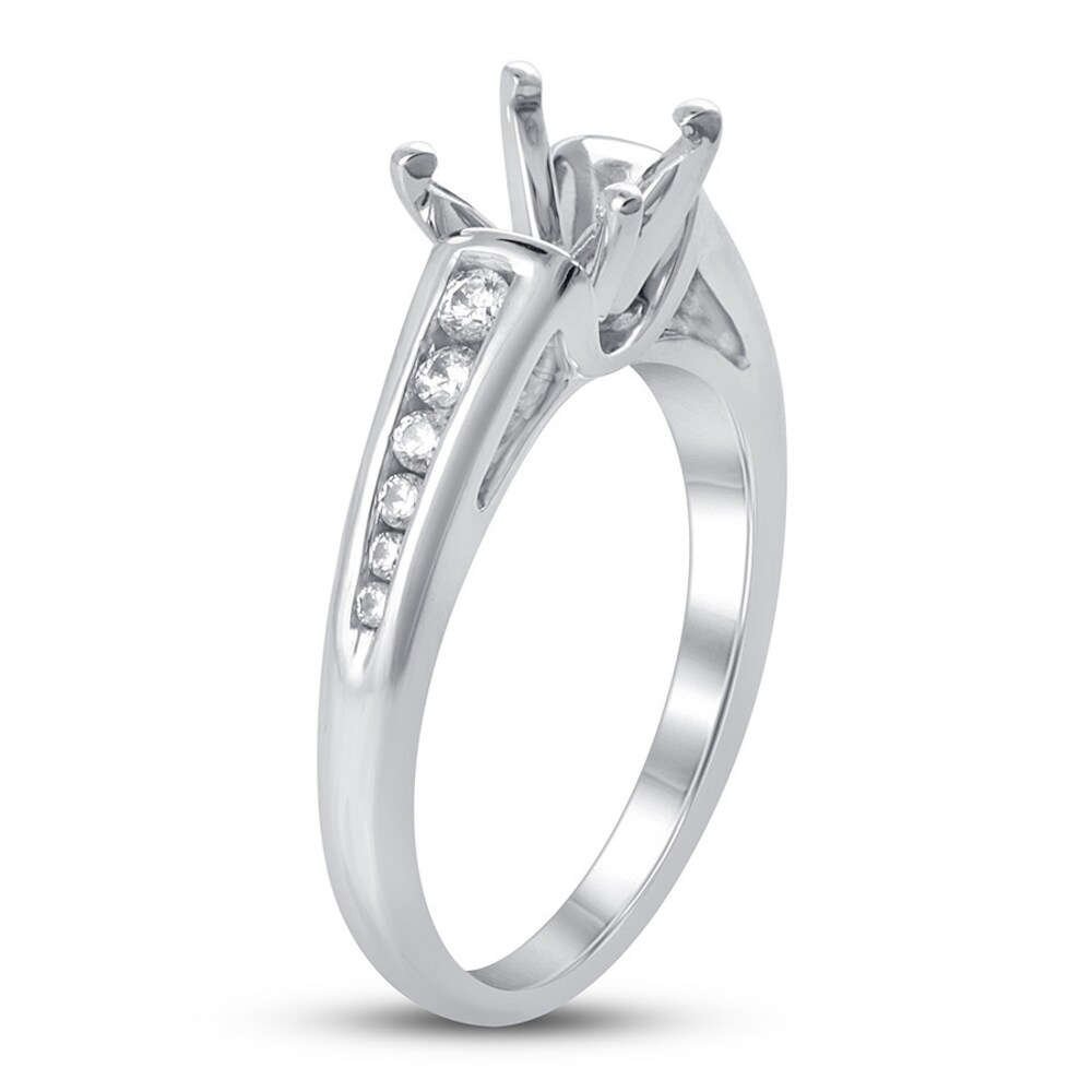 Diamond Ring Setting 1/4 ct tw Round-cut Platinum cifuPQeC Diamond Ring Setting 1/4 ct tw Round-cut Platinum cifuPQeC