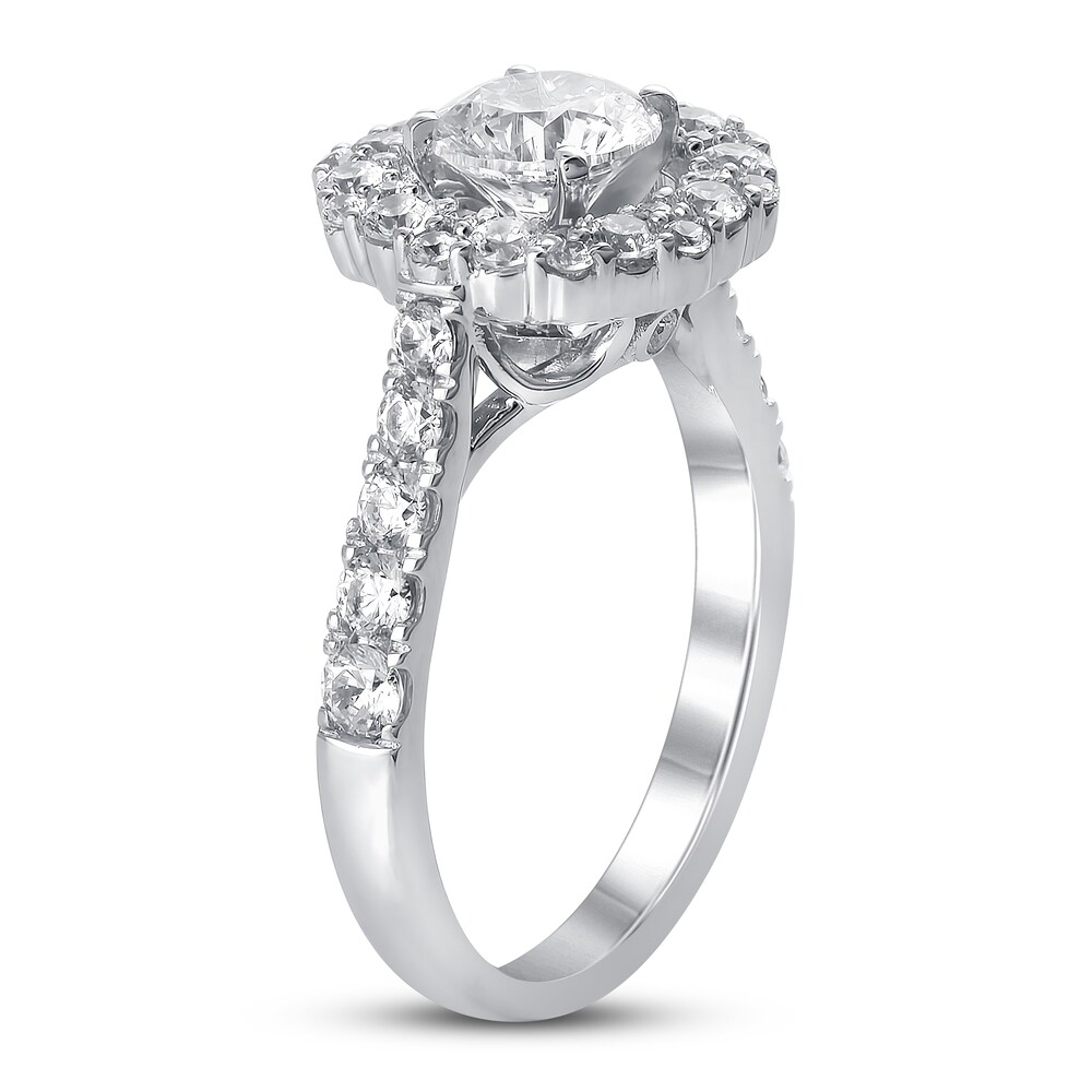 Diamond Engagement Ring 2 ct tw Round 14K White Gold cuk1cals Diamond Engagement Ring 2 ct tw Round 14K White Gold cuk1cals