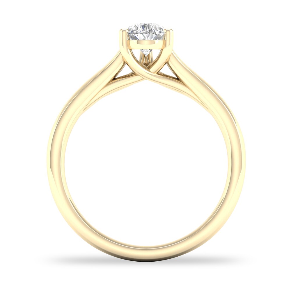 Diamond Solitaire Ring 3/4 ct tw Pear-shaped 14K Yellow Gold (SI2/I) dQYOZGfr Diamond Solitaire Ring 3/4 ct tw Pear-shaped 14K Yellow Gold (SI2/I) dQYOZGfr