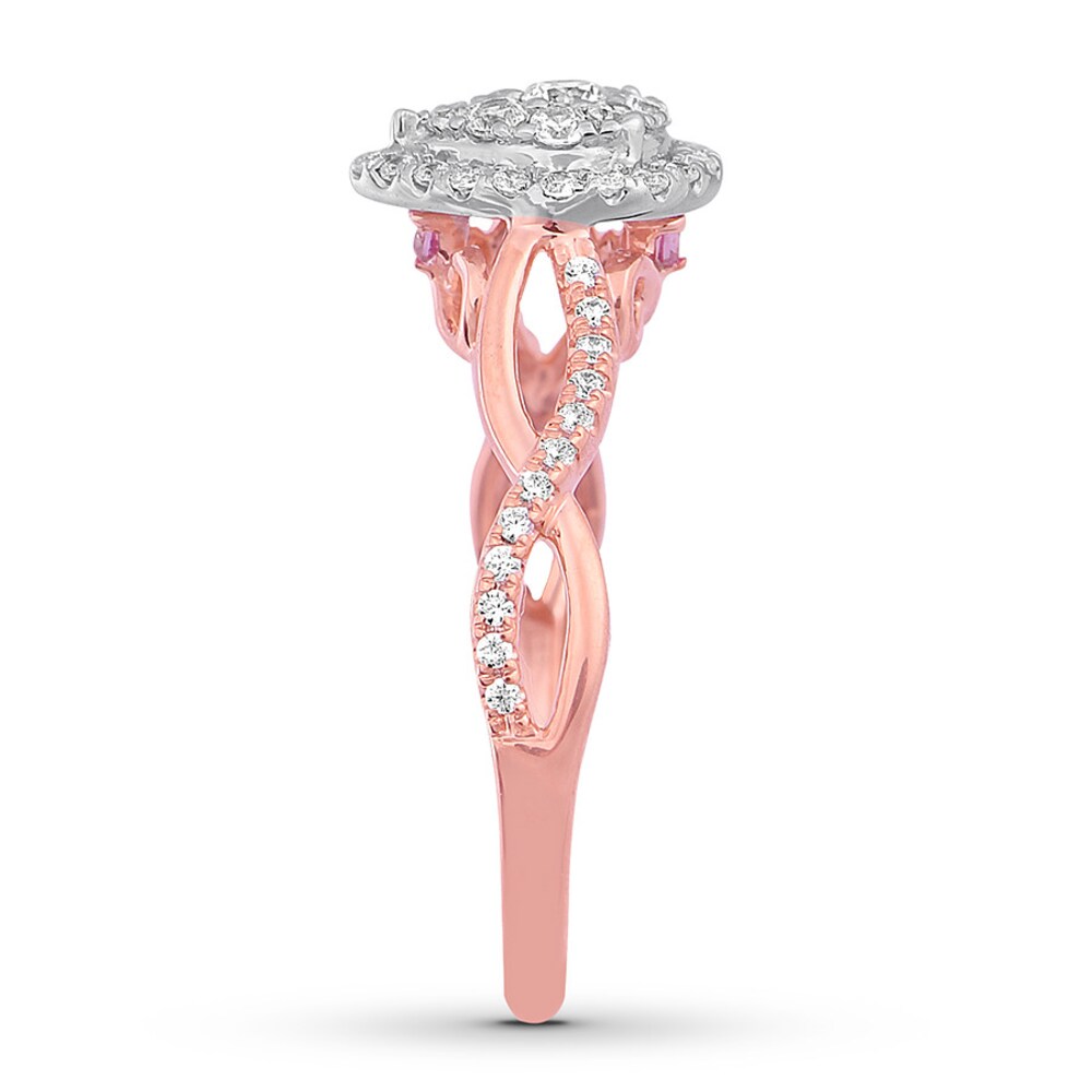 Diamond Promise Ring 1/3 carat tw Round 10K Two-Tone Gold dkugR9Af Diamond Promise Ring 1/3 carat tw Round 10K Two-Tone Gold dkugR9Af