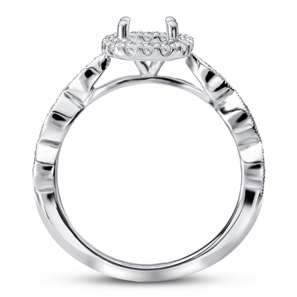 Diamond Ring Setting 1/3 ct tw Round 14K White Gold doXG4wpY Diamond Ring Setting 1/3 ct tw Round 14K White Gold doXG4wpY
