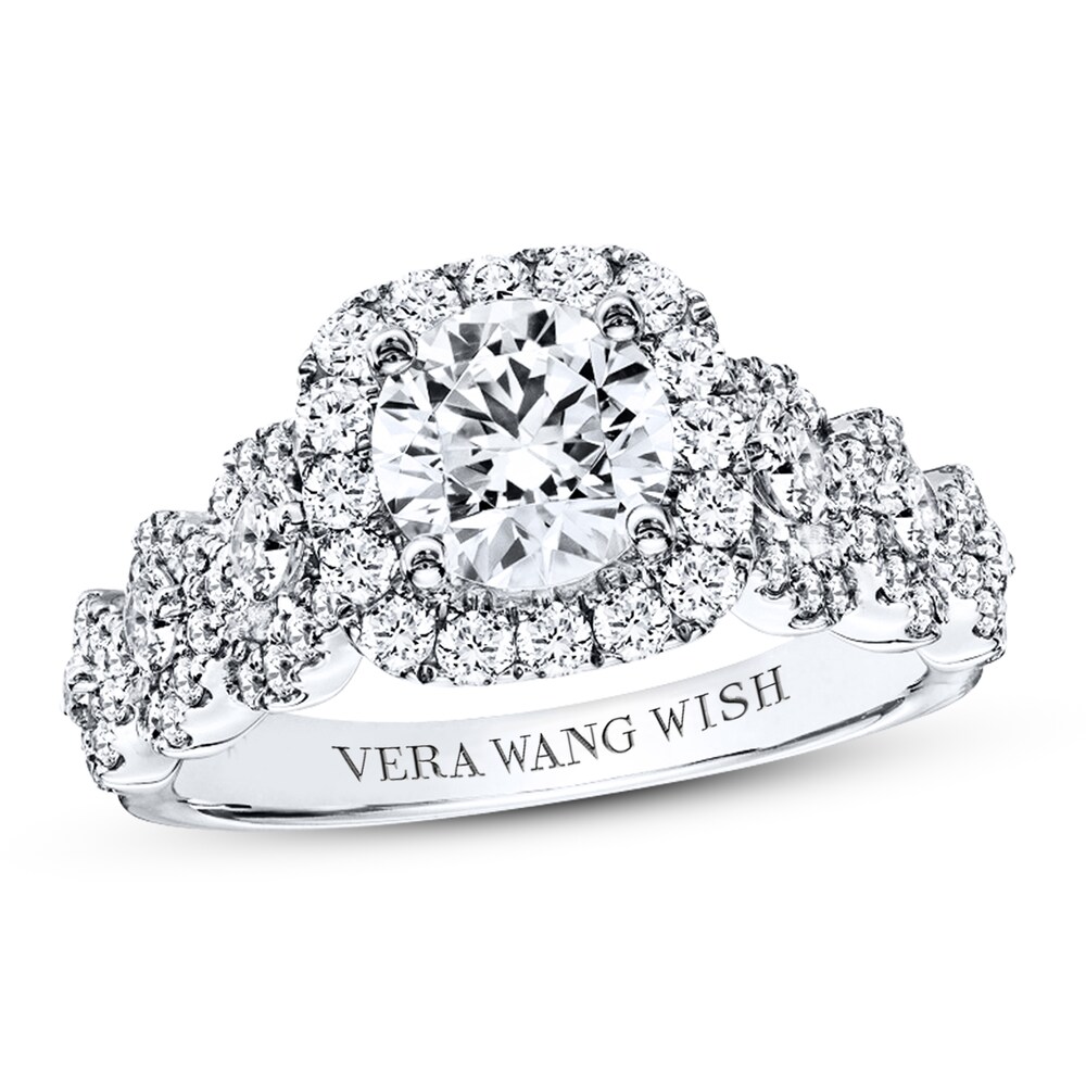 Vera Wang WISH 2 ct tw Diamond Engagement Ring 14K White Gold Ring eCE9yVnm Vera Wang WISH 2 ct tw Diamond Engagement Ring 14K White Gold Ring eCE9yVnm